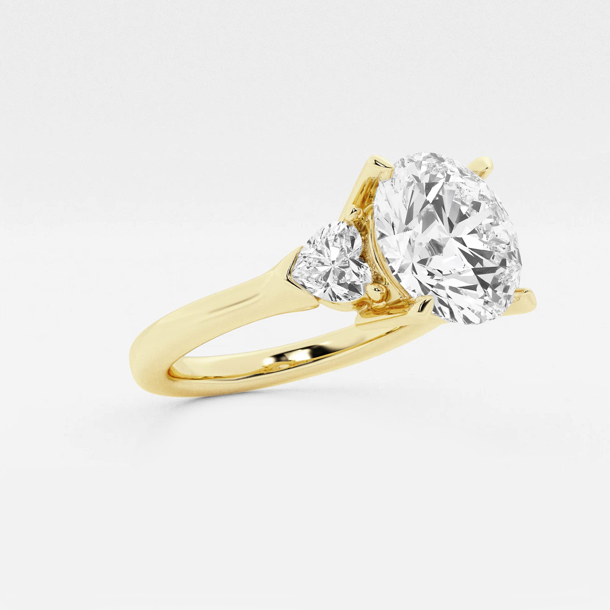 Additional Image 1 for  4 5/8 ctw Round Lab Grown Diamond Engagement Ring