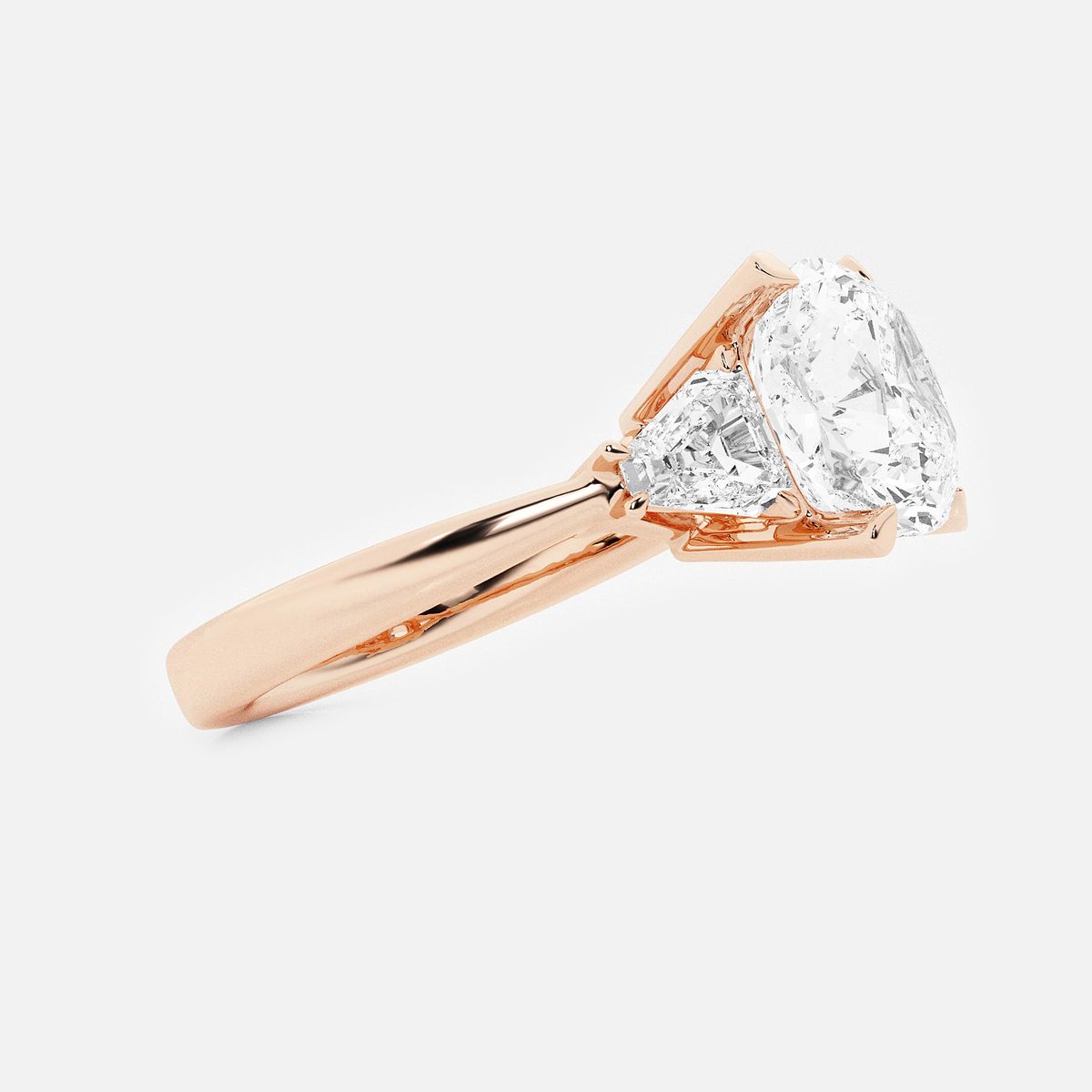 Additional Image 1 for  5 3/8 ctw Cushion Lab Grown Diamond Engagement Ring