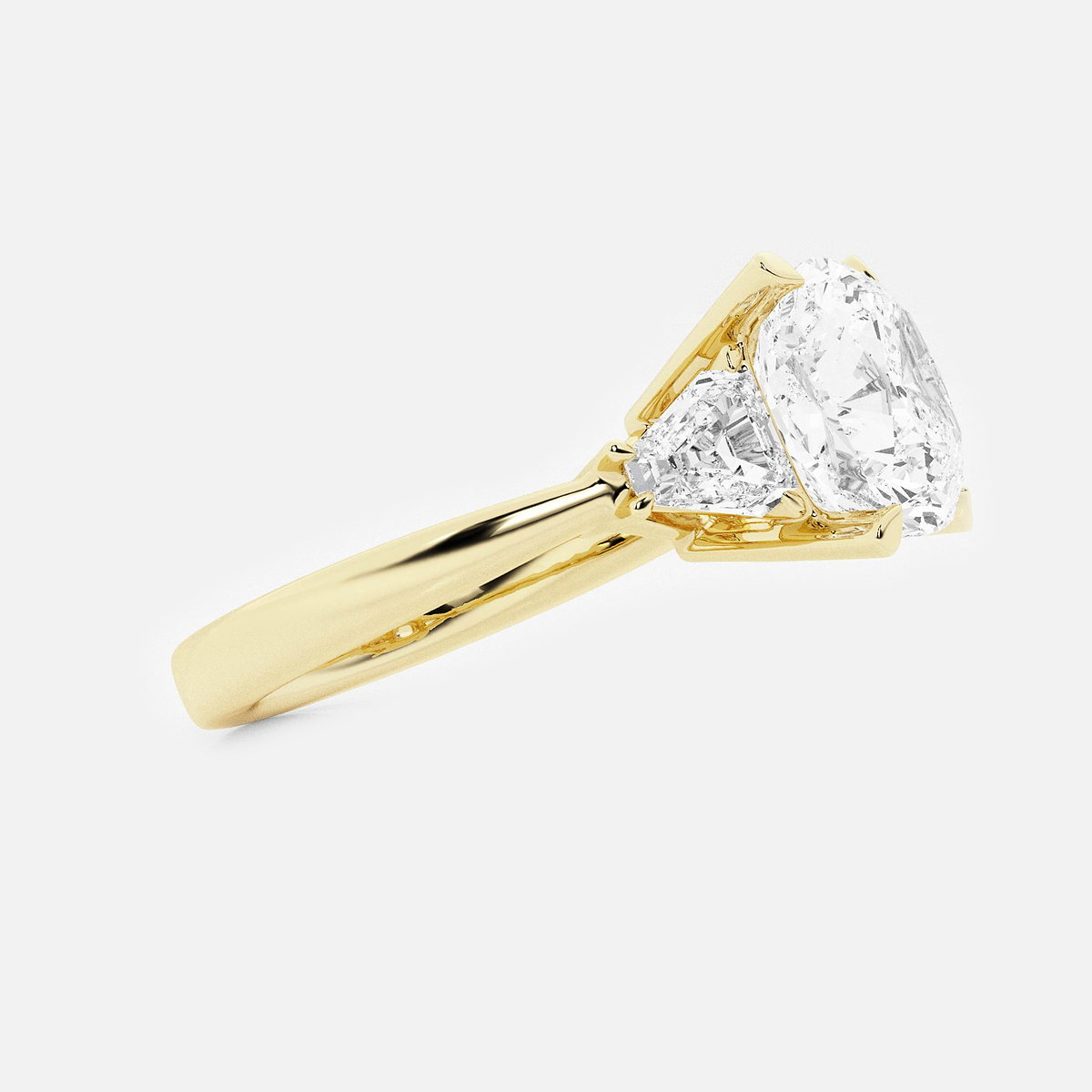 Additional Image 1 for  5 3/8 ctw Cushion Lab Grown Diamond Engagement Ring