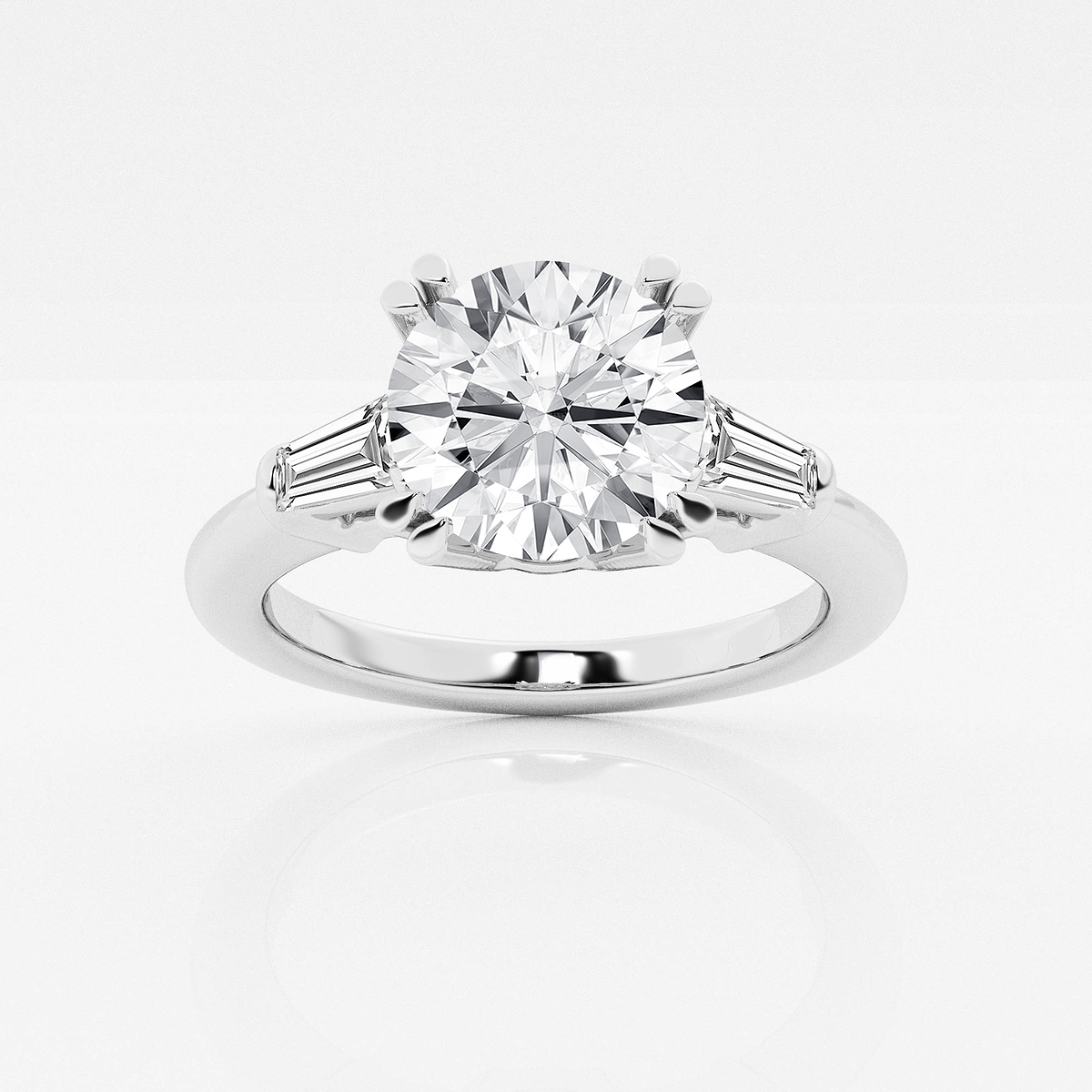 Alor Jewel Brilliant Round Cut Engagement Ring - 1.8 Ct Solitaire with