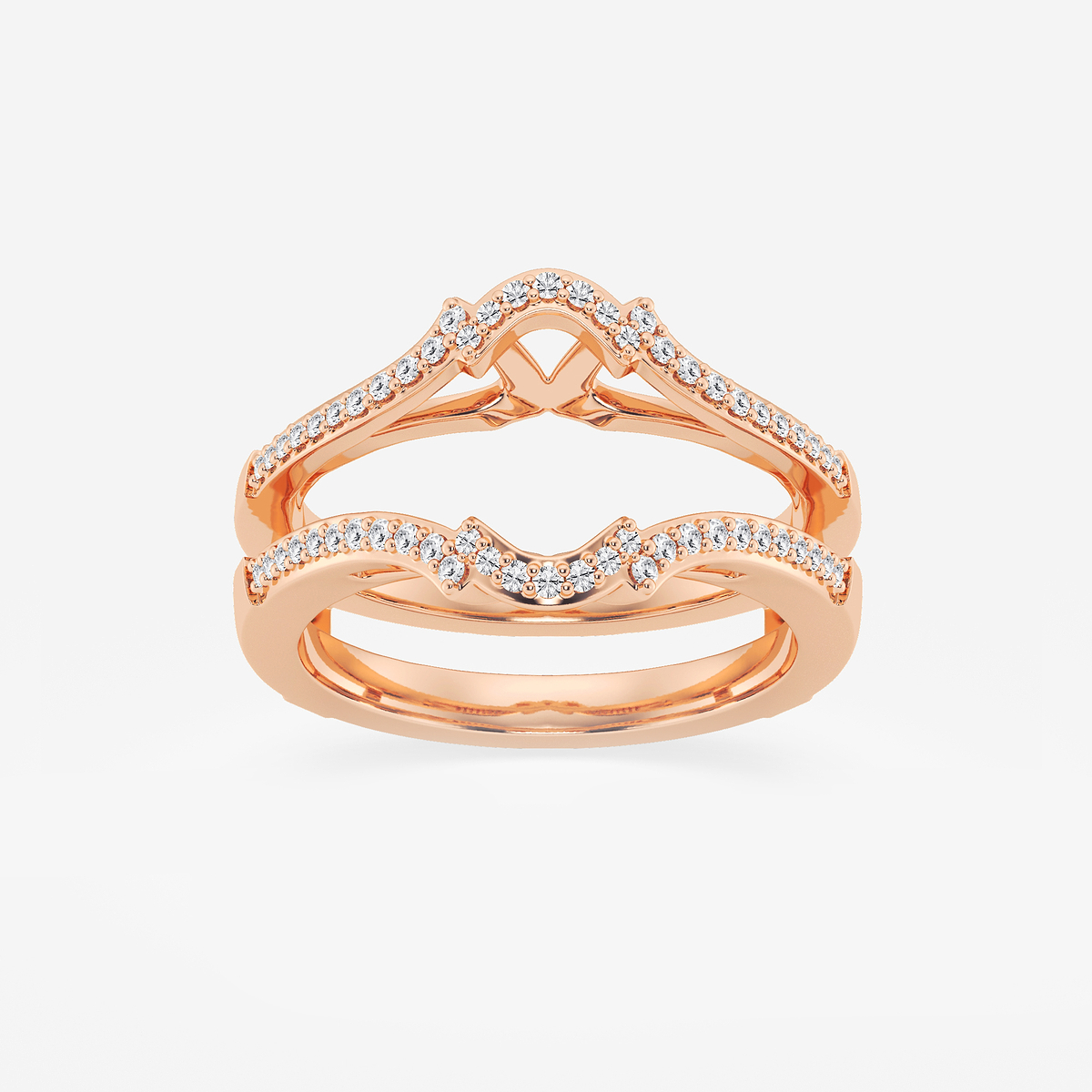 1/4 ctw Round Lab Grown Diamond Crown Ring Enhancer
