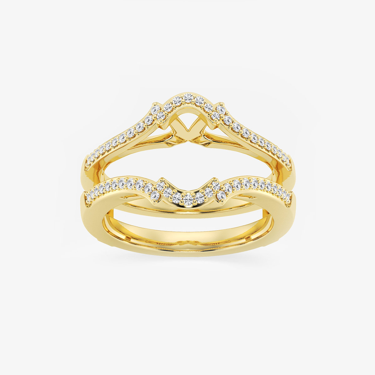 1/4 ctw Round Lab Grown Diamond Crown Ring Enhancer