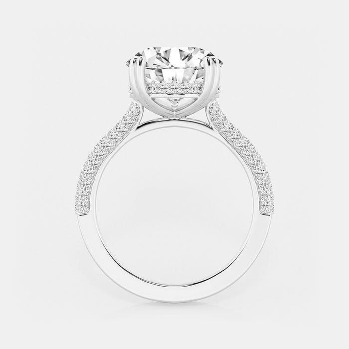 Badgley Mischka Double Prong Cushion Halo Engagement Ring