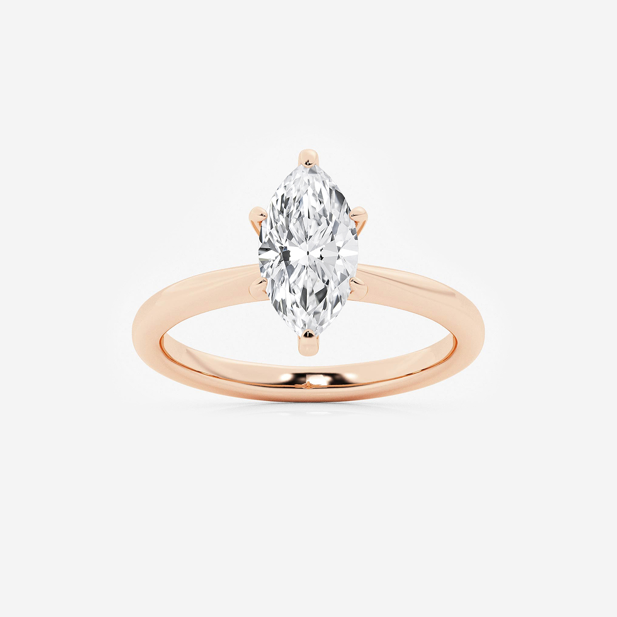 1 1/2 ctw Marquise Lab Grown Diamond Hidden Halo Engagement Ring