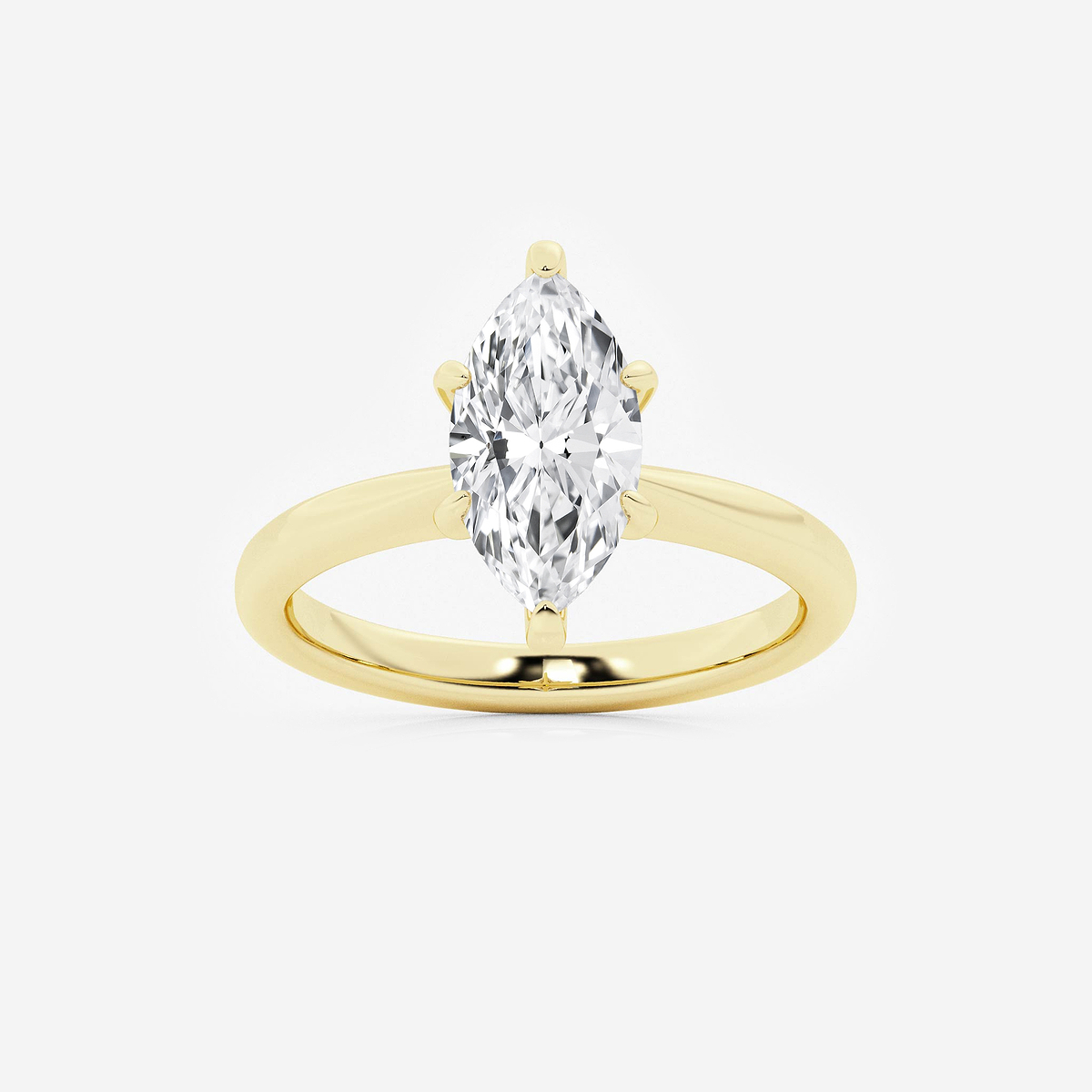 2 ctw Marquise Lab Grown Diamond Hidden Halo Engagement Ring