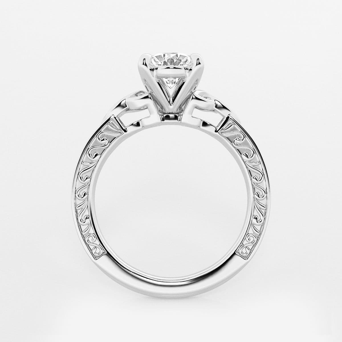 Julian 1 1/2 ctw Oval Lab Grown Diamond Vintage Inspired