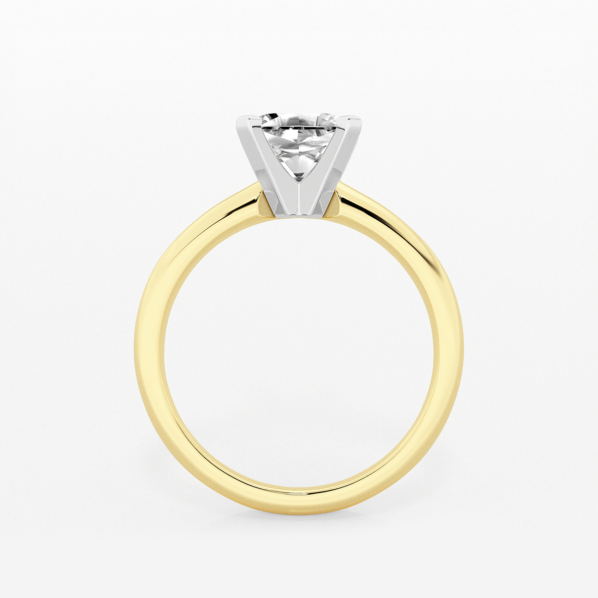 Additional Image 1 for  1 1/2 ctw Asscher Lab Grown Diamond Classic Solitaire Engagement Ring