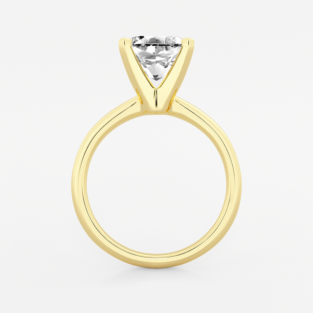 Additional Image 1 for  7 ctw Asscher Lab Grown Diamond Classic Solitaire Engagement Ring