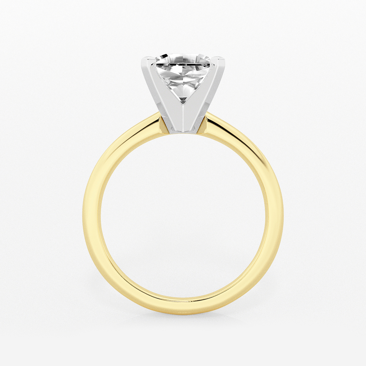 Additional Image 1 for  2 1/2 ctw Cushion Lab Grown Diamond Classic Solitaire Engagement Ring