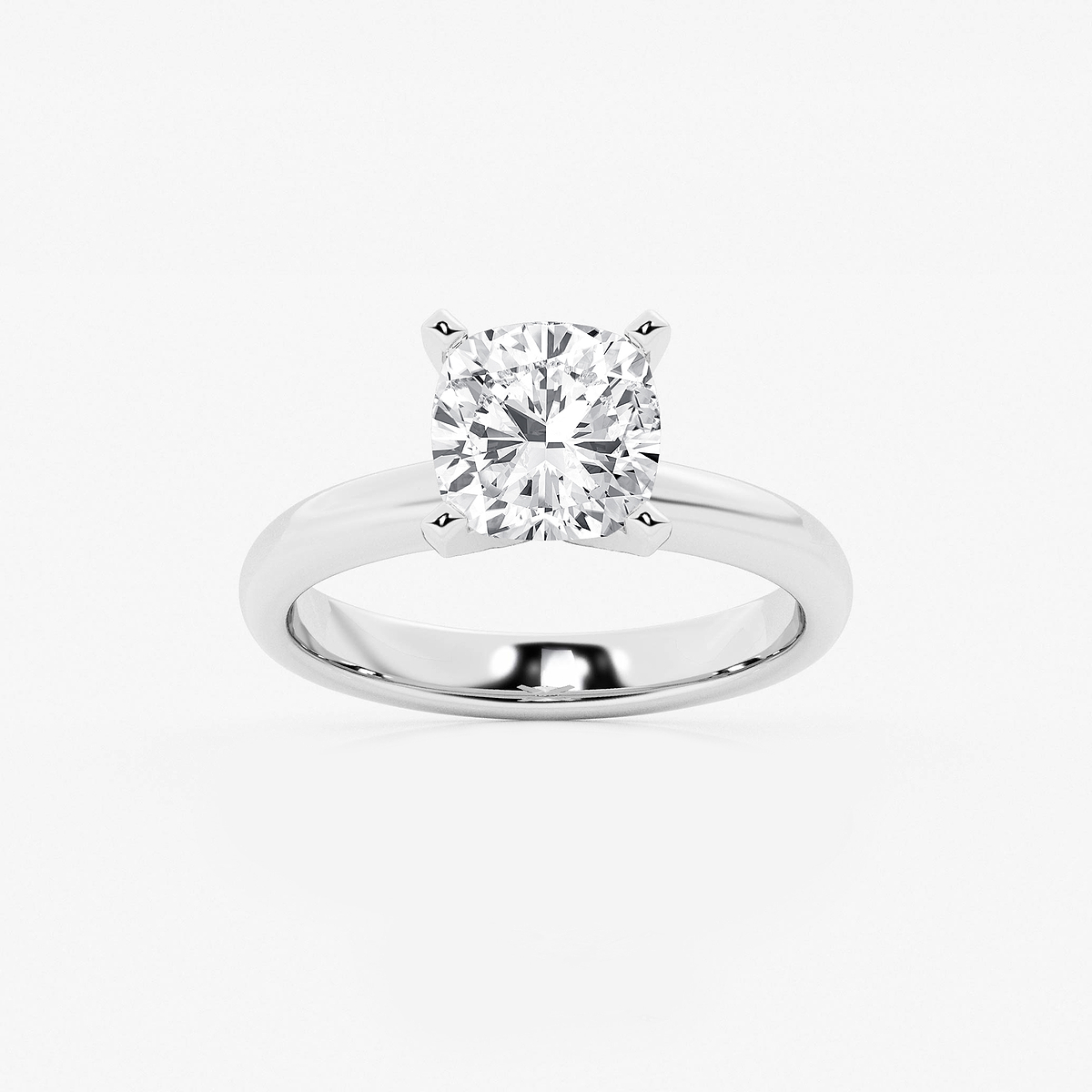 8 ctw Cushion Lab Grown Diamond Classic Solitaire Engagement Ring