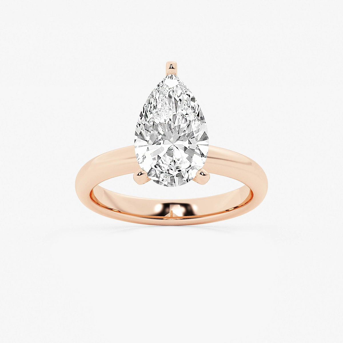 8 ctw Pear Lab Grown Diamond Classic Solitaire Engagement Ring