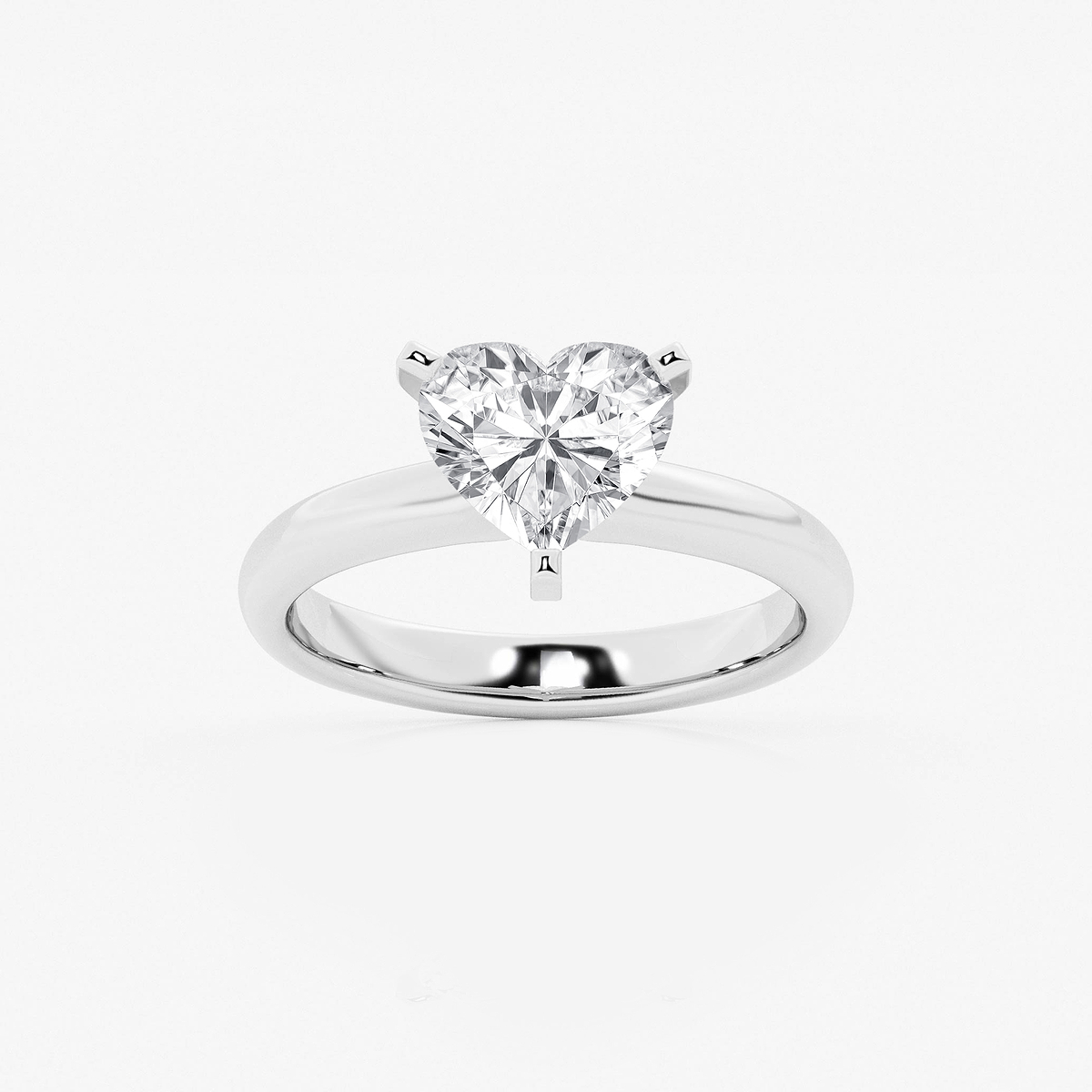 2 ctw Heart Lab Grown Diamond Classic Solitaire Engagement Ring
