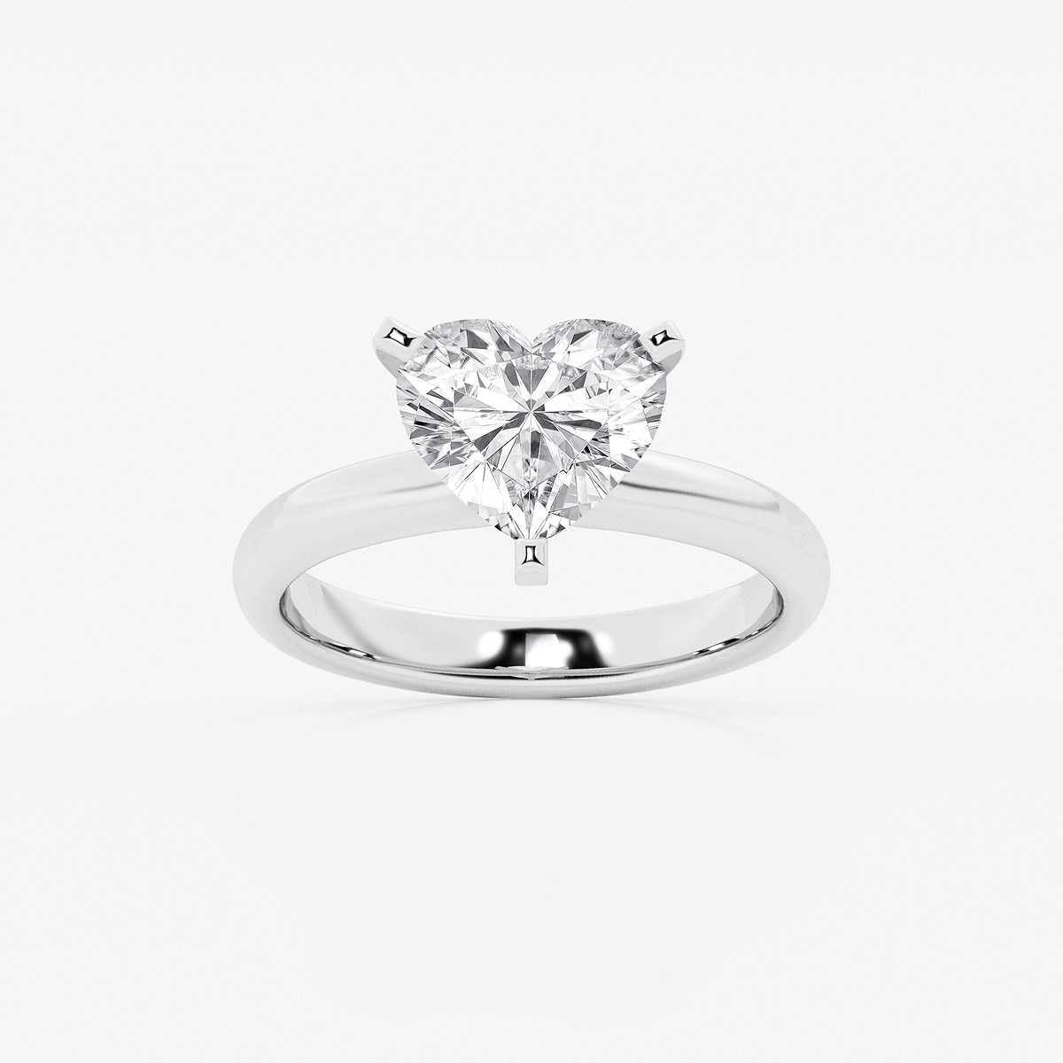 2 1/2 ctw Heart Lab Grown Diamond Classic Solitaire Engagement Ring