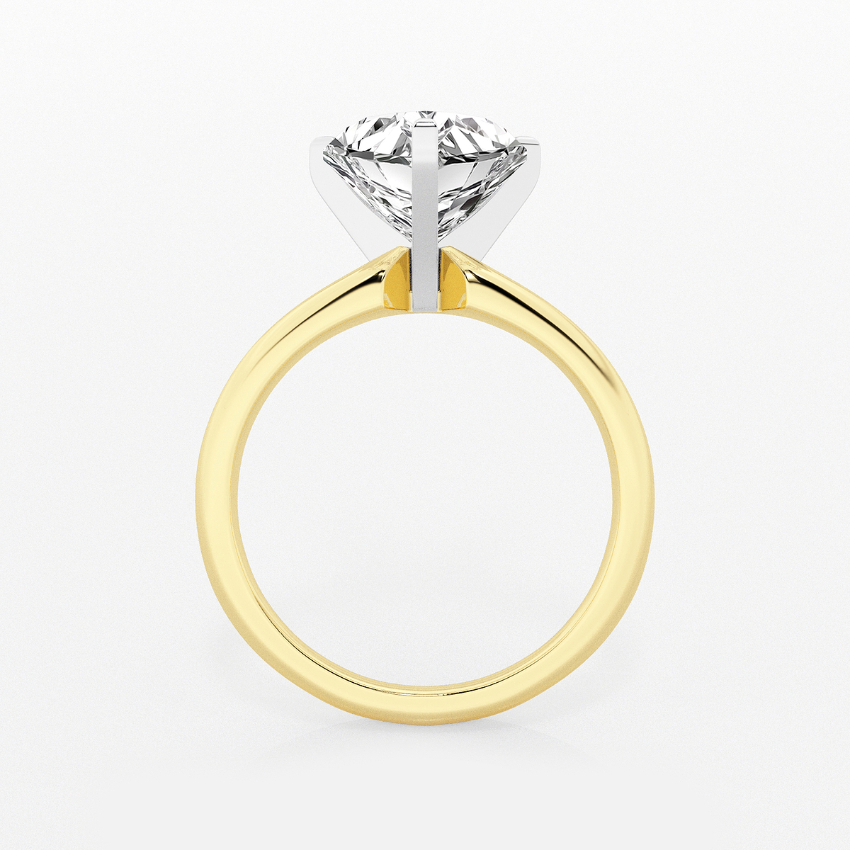 Additional Image 1 for  2 1/2 ctw Heart Lab Grown Diamond Classic Solitaire Engagement Ring