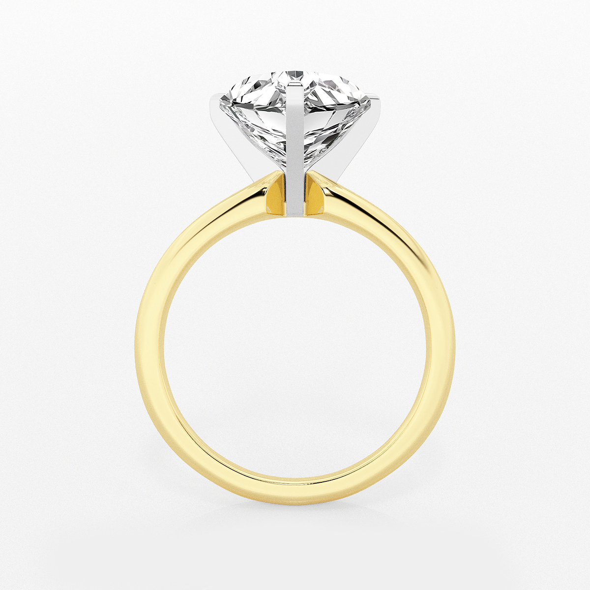 Additional Image 1 for  3 ctw Heart Lab Grown Diamond Classic Solitaire Engagement Ring