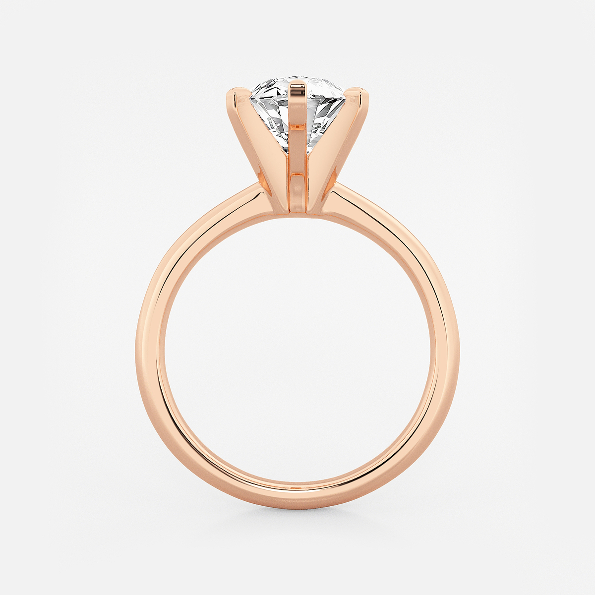 Additional Image 1 for  3 ctw Marquise Lab Grown Diamond Classic Solitaire Engagement Ring