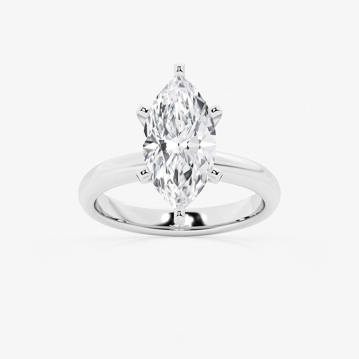 6 ctw Marquise Lab Grown Diamond Classic Solitaire Engagement Ring