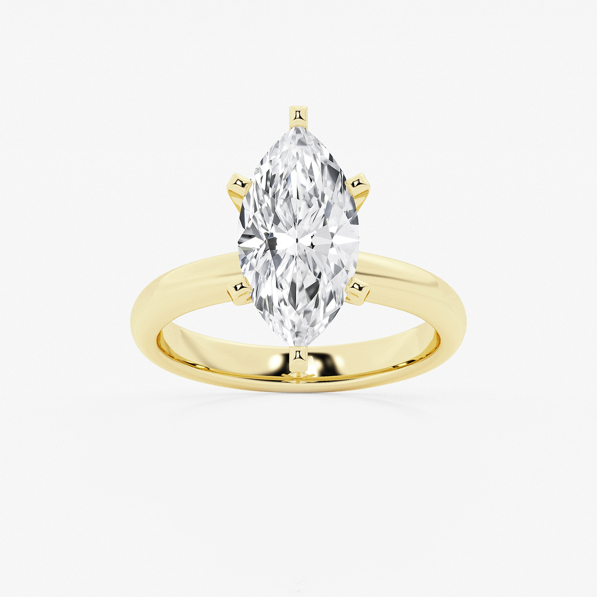8 ctw Marquise Lab Grown Diamond Classic Solitaire Engagement Ring