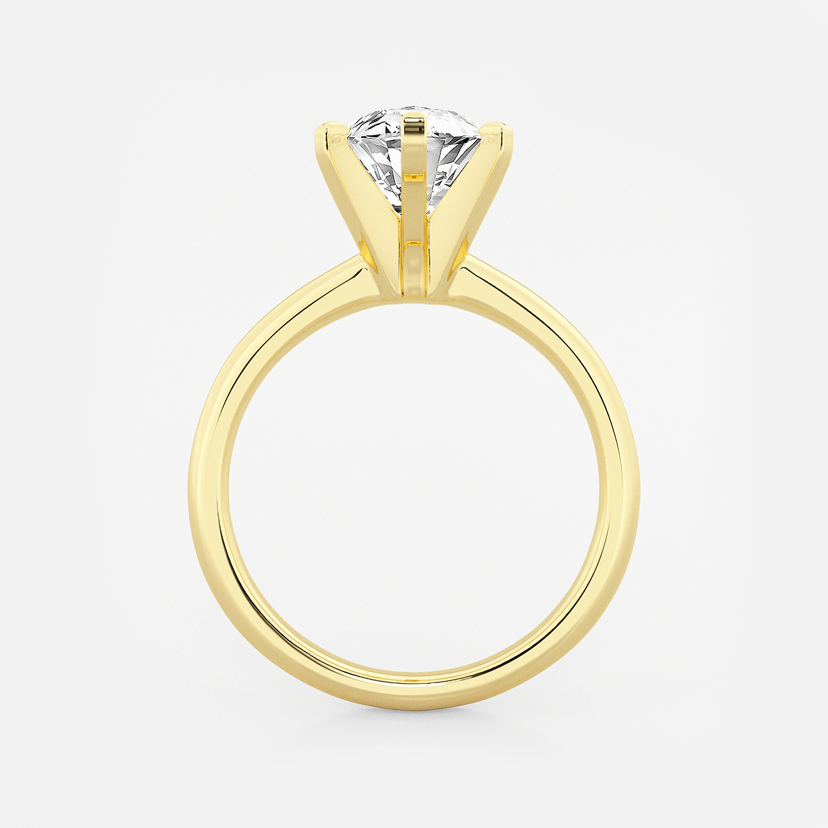 Additional Image 1 for  8 ctw Marquise Lab Grown Diamond Classic Solitaire Engagement Ring