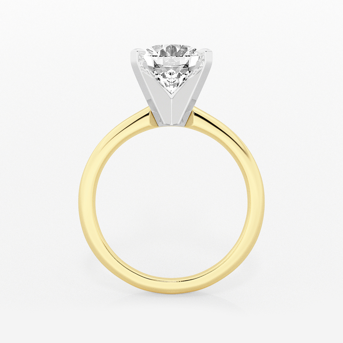 Additional Image 1 for  3 ctw Oval Lab Grown Diamond Classic Solitaire Engagement Ring
