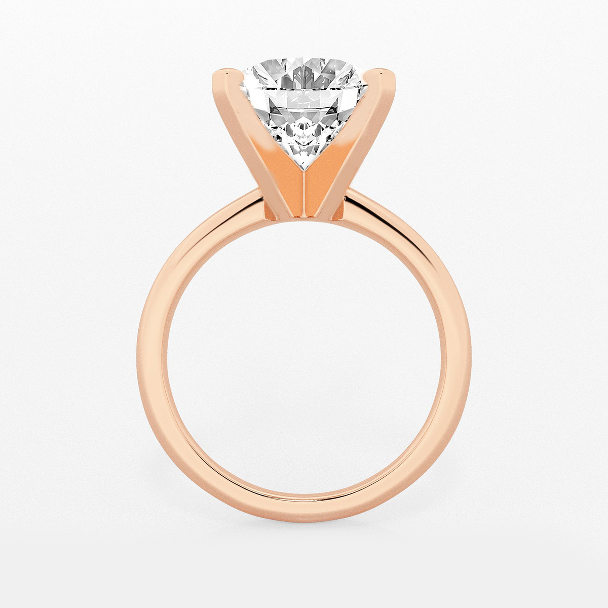 Additional Image 1 for  6 ctw Oval Lab Grown Diamond Classic Solitaire Engagement Ring