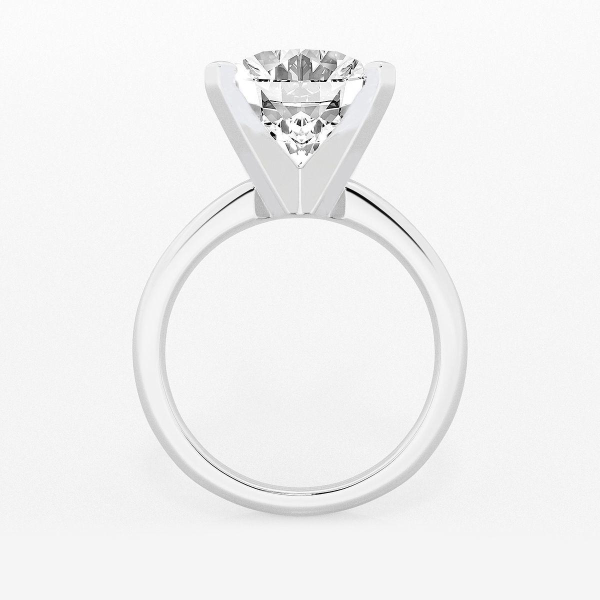 Additional Image 1 for  7 ctw Oval Lab Grown Diamond Classic Solitaire Engagement Ring