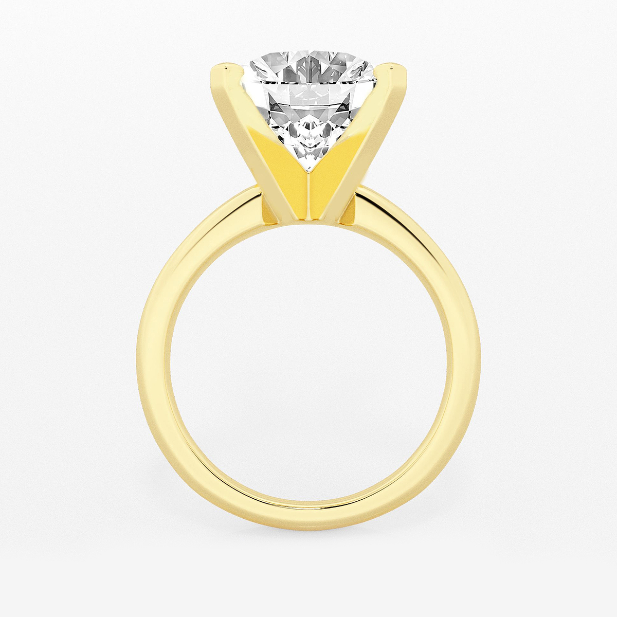 Additional Image 1 for  7 ctw Oval Lab Grown Diamond Classic Solitaire Engagement Ring