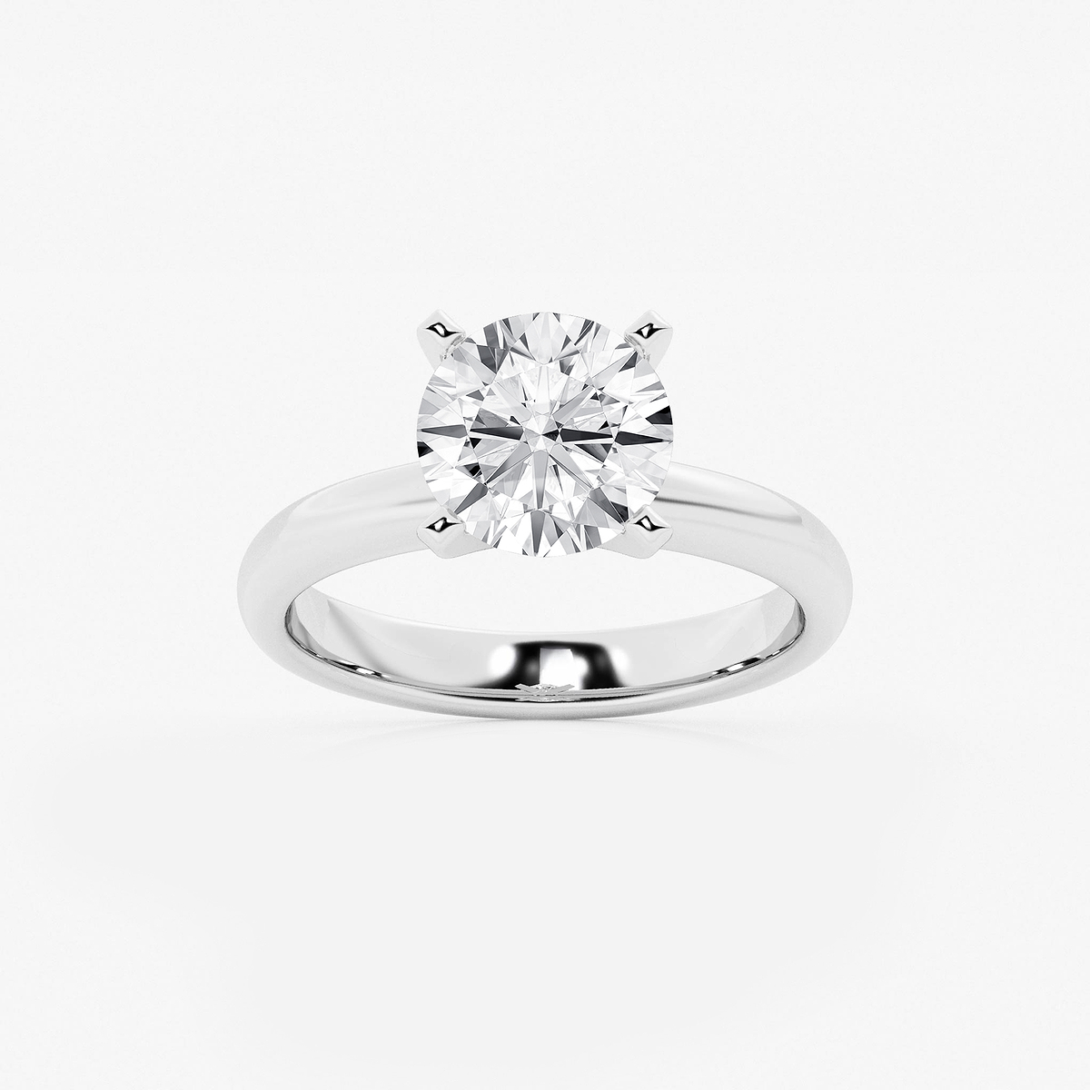 2 1/2 ctw Round Lab Grown Diamond Classic Solitaire Engagement Ring
