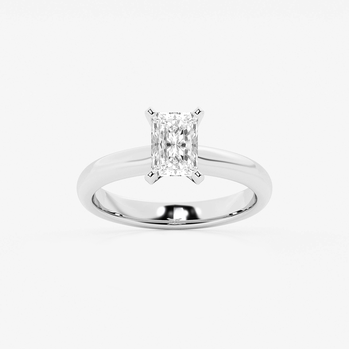 1 ctw Radiant Lab Grown Diamond Classic Solitaire Engagement Ring