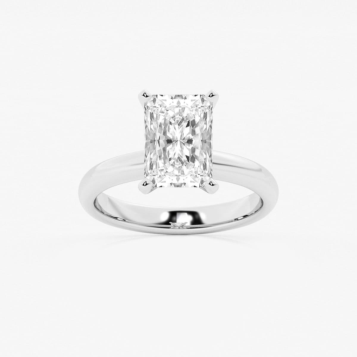 8 ctw Radiant Lab Grown Diamond Classic Solitaire Engagement Ring