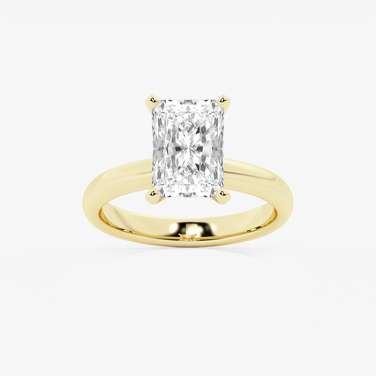 8 ctw Heart Lab Grown Diamond Classic Solitaire Engagement Ring