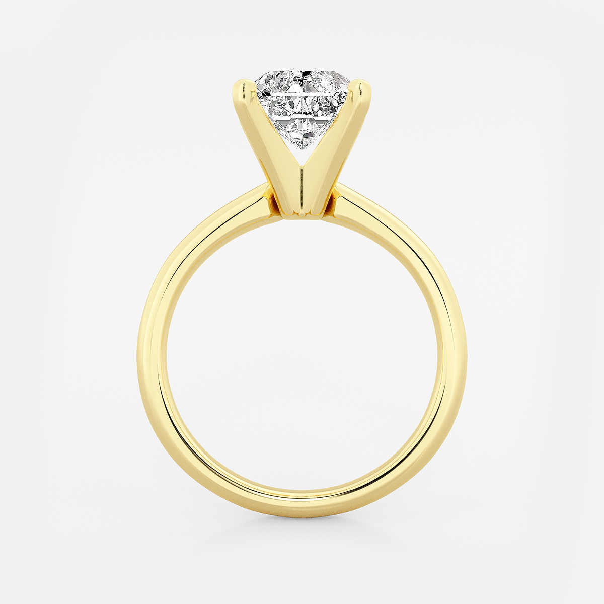 Additional Image 1 for  8 ctw Heart Lab Grown Diamond Classic Solitaire Engagement Ring