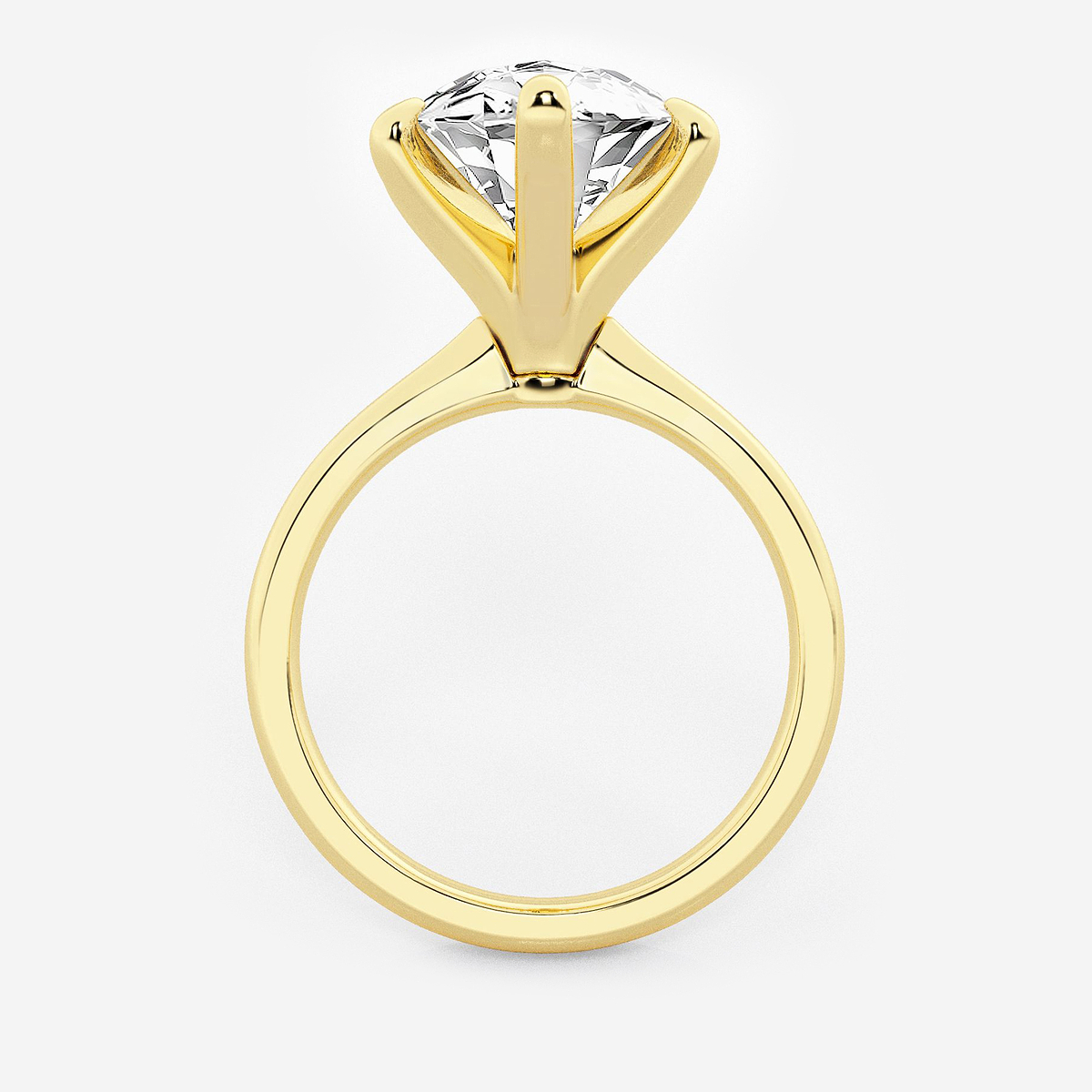 Additional Image 1 for  7 ctw Marquise Lab Grown Diamond Petite Solitaire Engagement Ring