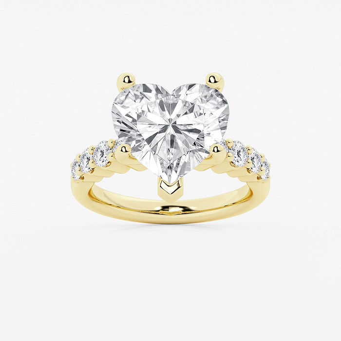 RILY ハートキリング Julia 9 ctw Heart Lab Grown Diamond Engagement Ring with Split