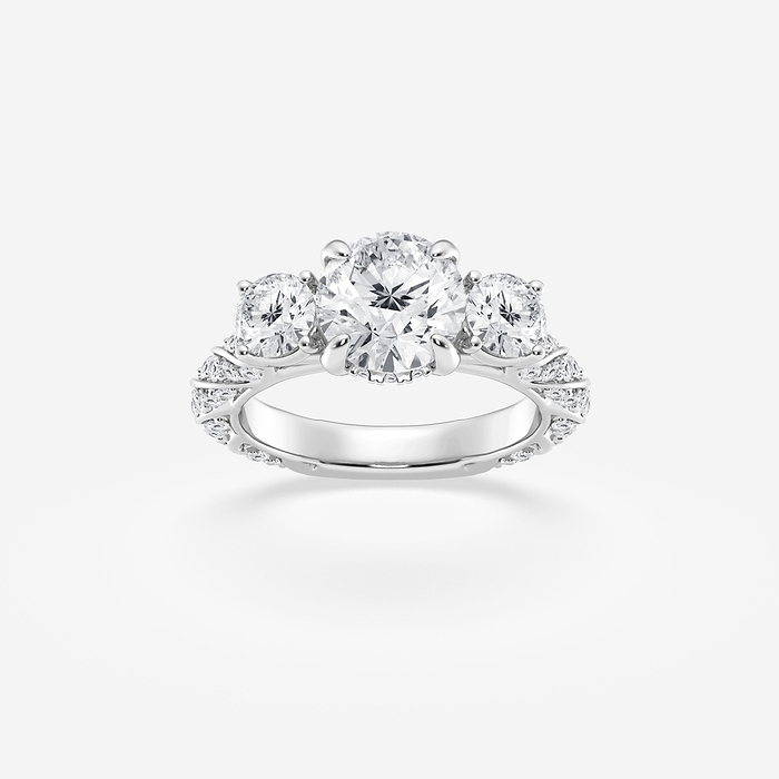 Dazzlingrock Collection Men's Lab Grown Diamond Wedding Band – 0.22 CTW Round Stones In 10K Gold Or Silver