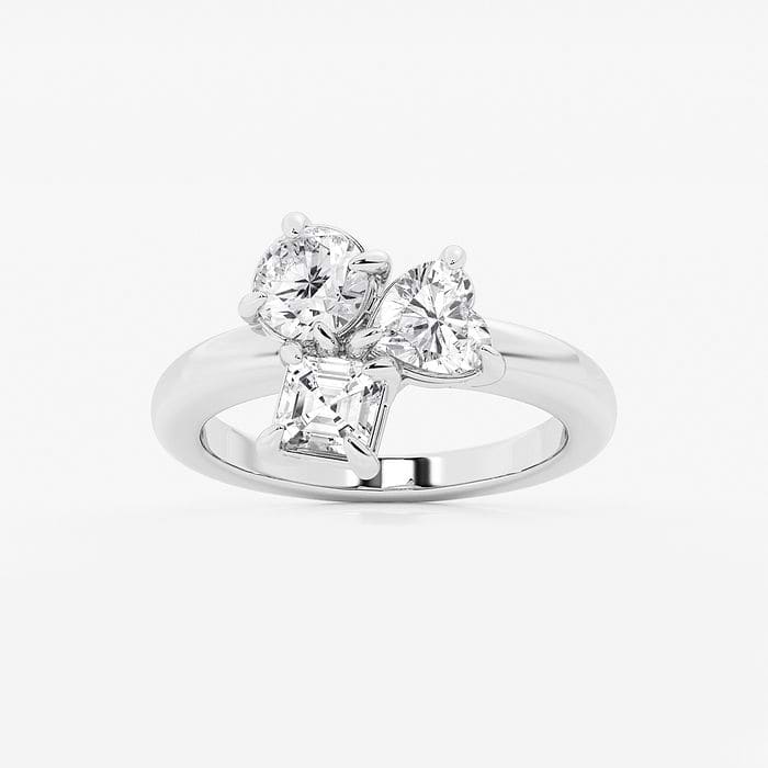 Mosaic Three Stone Ring