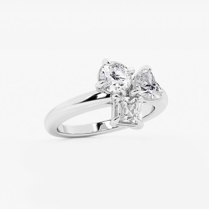 Mosaic Three Stone Ring