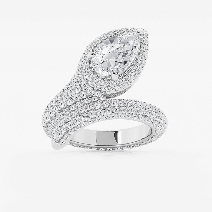 Curve Serpent Cocktail Ring