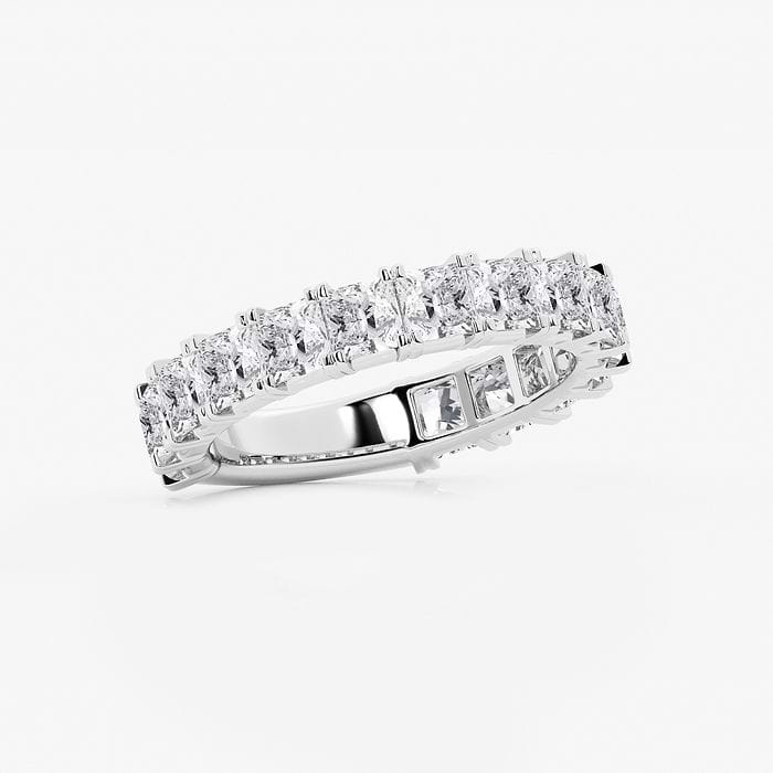 Princess Three Quarter Eternity Wedding Band