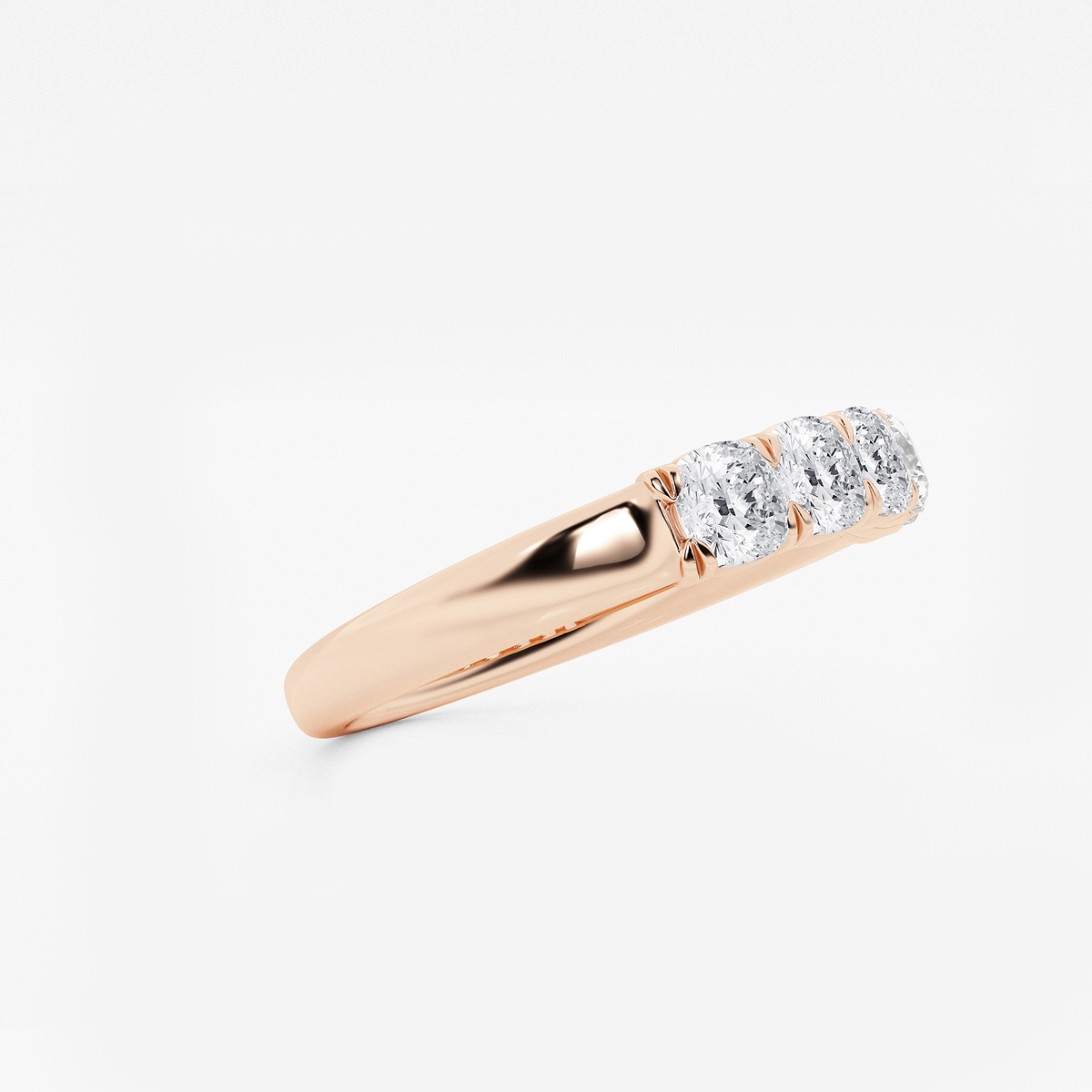 Additional Image 1 for  1 ctw Cushion Lab Grown Diamond Five-Stone Anniversary Band