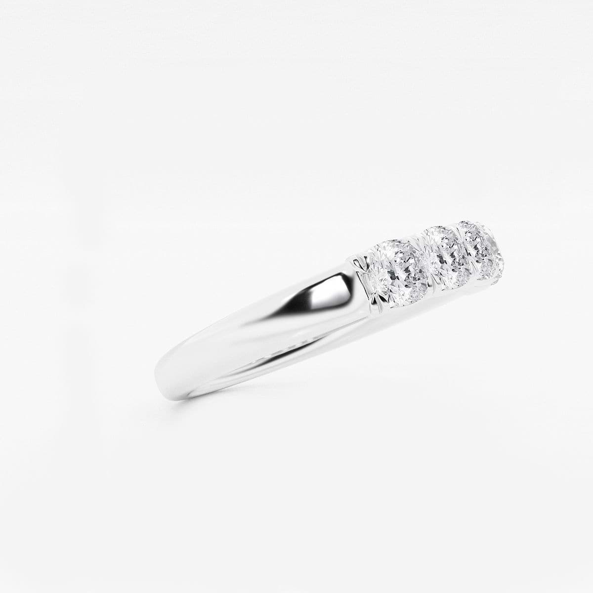 Additional Image 1 for  1 ctw Cushion Lab Grown Diamond Five-Stone Anniversary Band