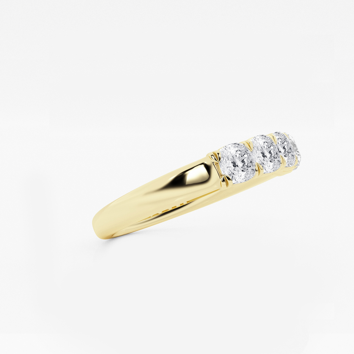 Additional Image 1 for  1 ctw Cushion Lab Grown Diamond Five-Stone Anniversary Band