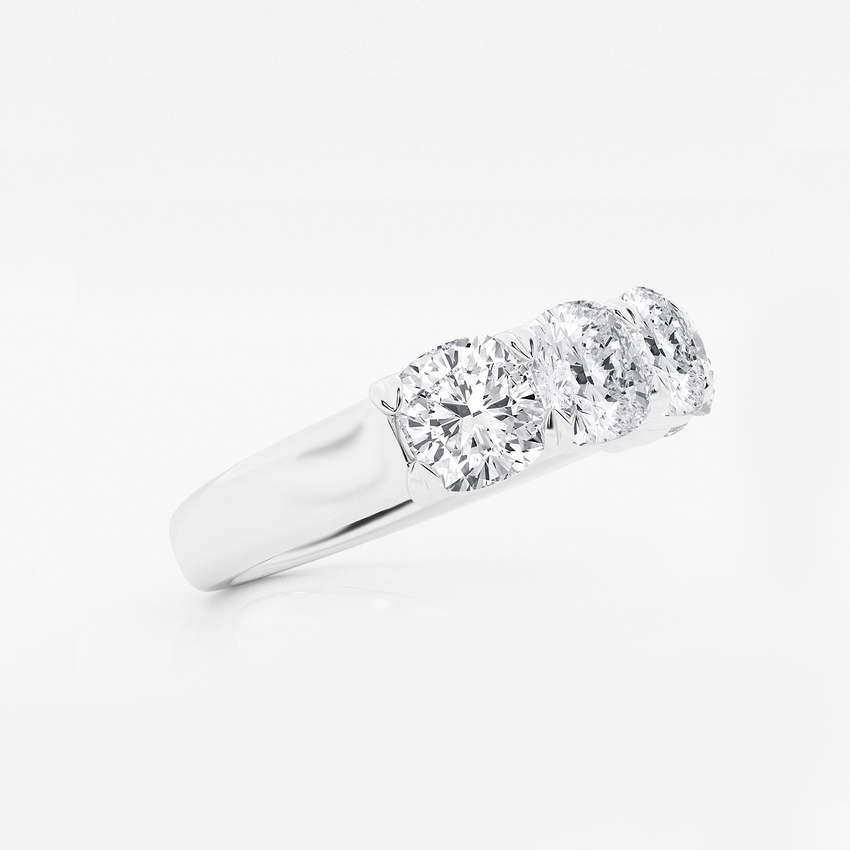 Additional Image 1 for  3 ctw Cushion Lab Grown Diamond Five-Stone Anniversary Band
