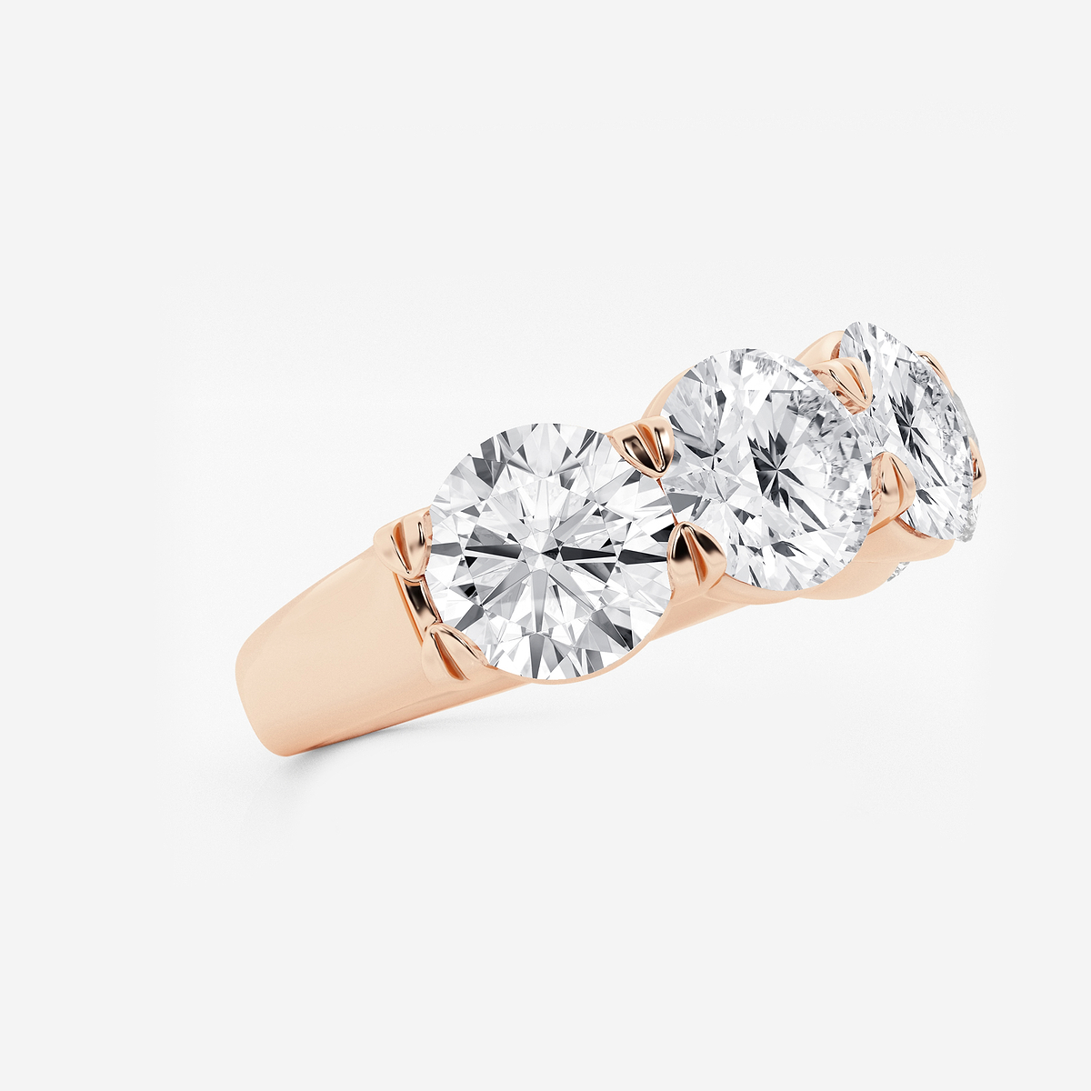 Additional Image 1 for  5 ctw Round Lab Grown Diamond Five-Stone Anniversary Band