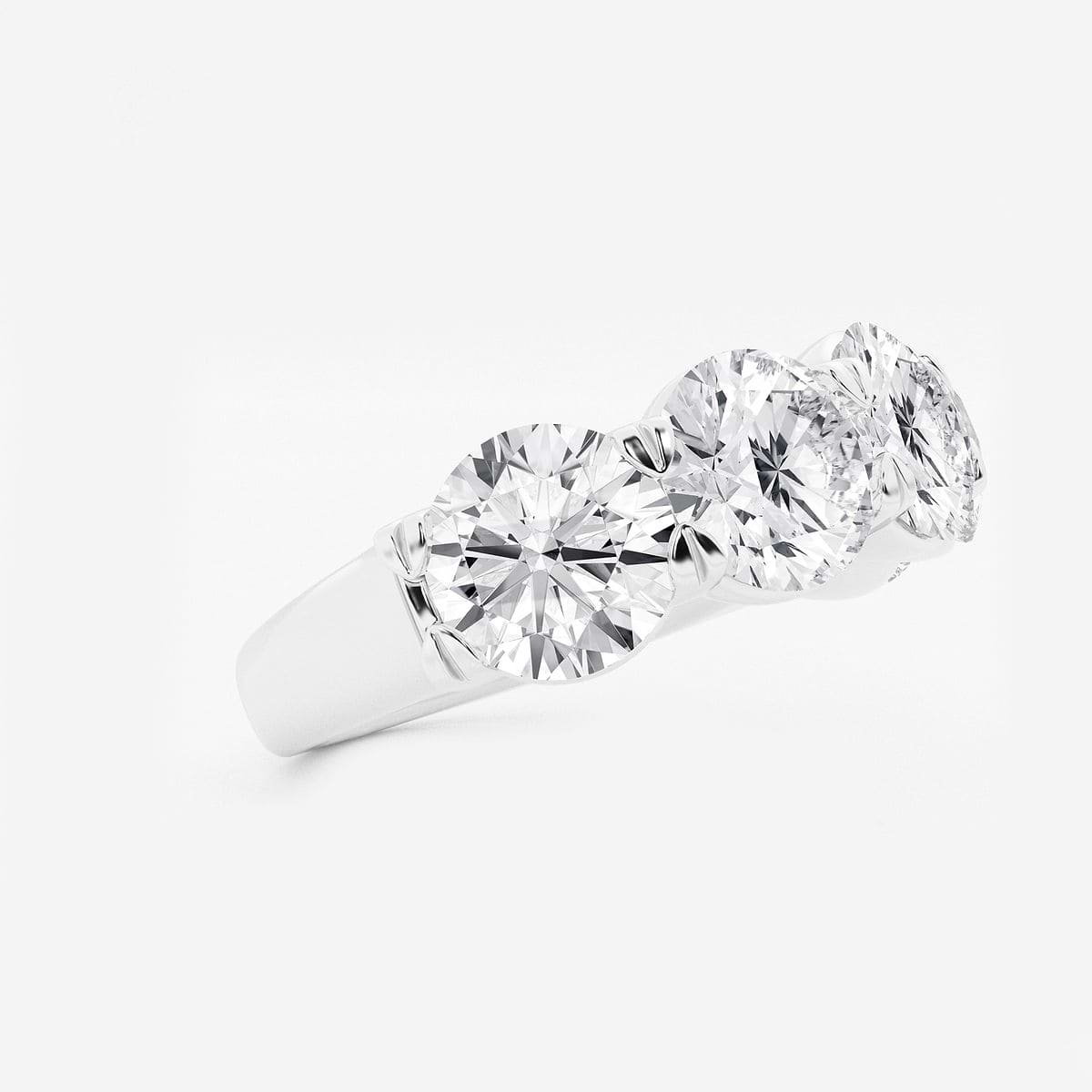 Additional Image 1 for  5 ctw Round Lab Grown Diamond Five-Stone Anniversary Band