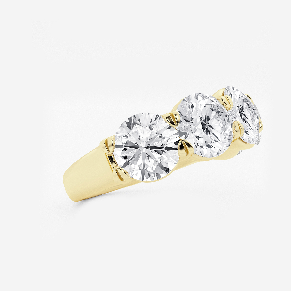 Additional Image 1 for  5 ctw Round Lab Grown Diamond Five-Stone Anniversary Band