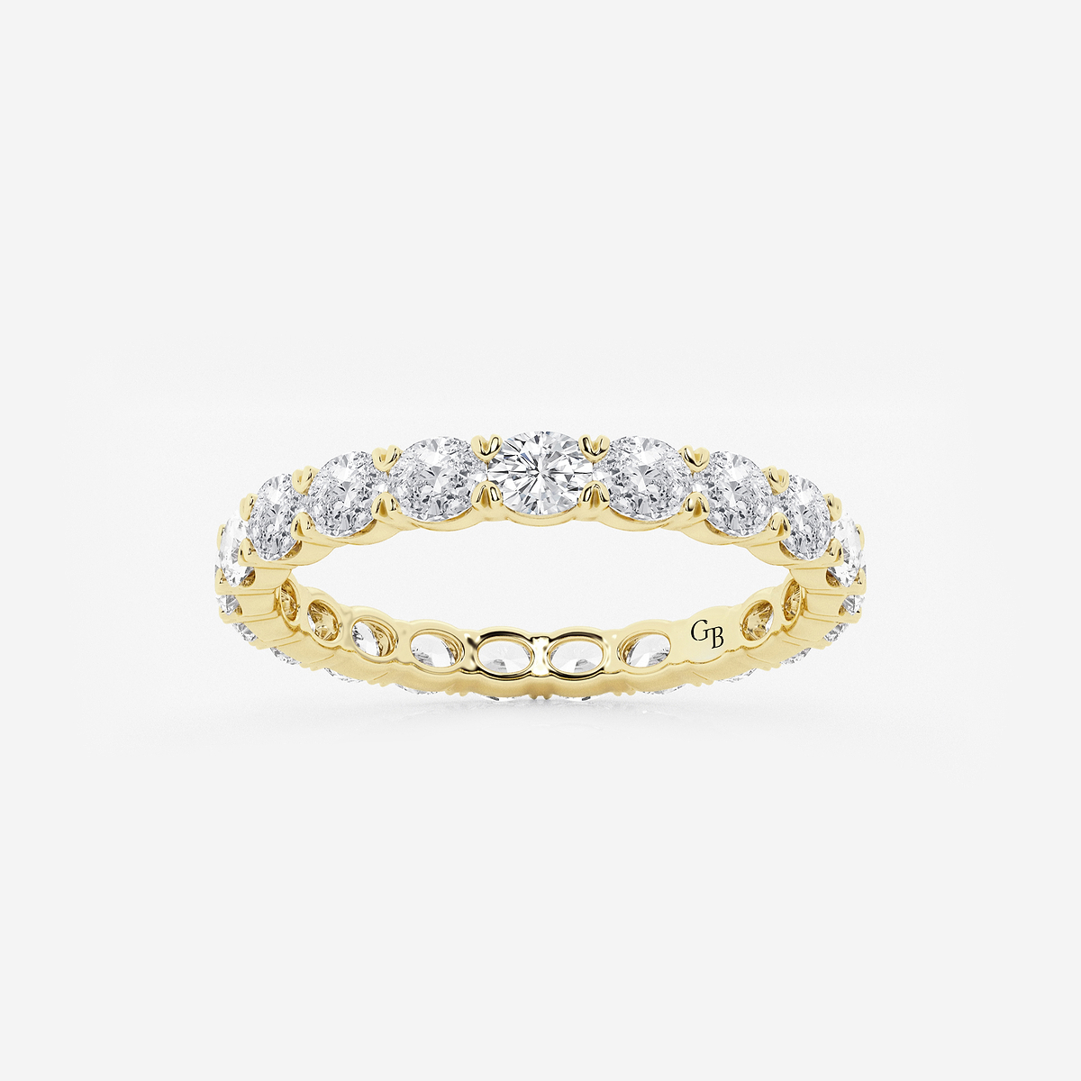 Caroline ctw East-West Oval Lab Grown Diamond Eternity Band