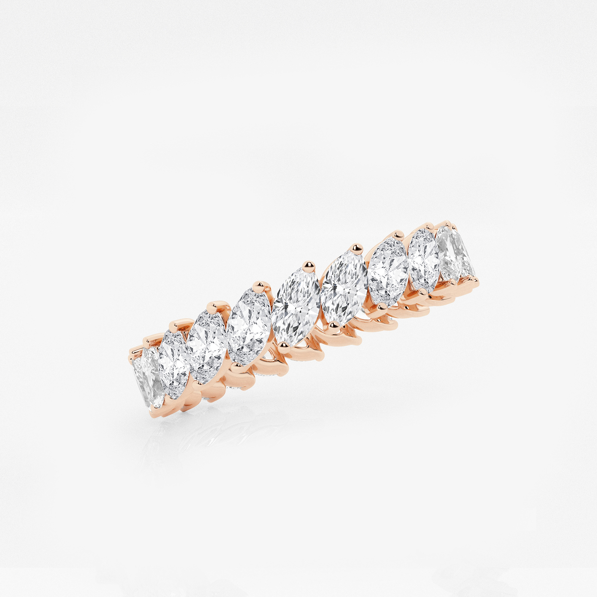 Additional Image 1 for  2 ctw Marquise Lab Grown Diamond Eternity Band - 4.2mm Width