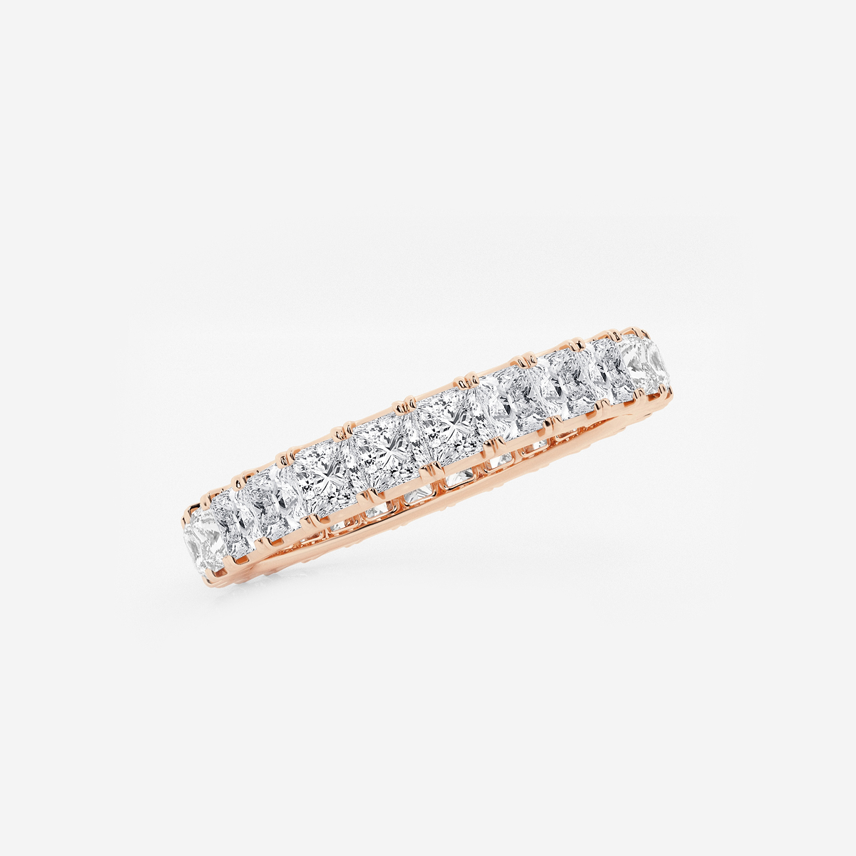 Additional Image 1 for  2 ctw Princess Lab Grown Diamond Eternity Band - 2.6mm Width