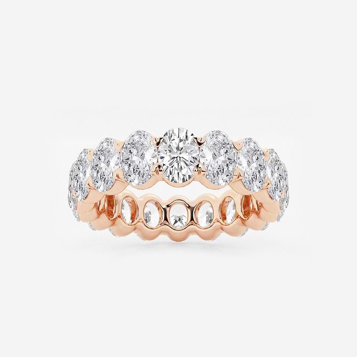 Oval Eternity Band